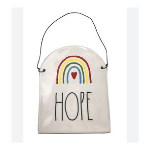 RAE DUNN By Magenta Hope Ceramic wall  Plaque.